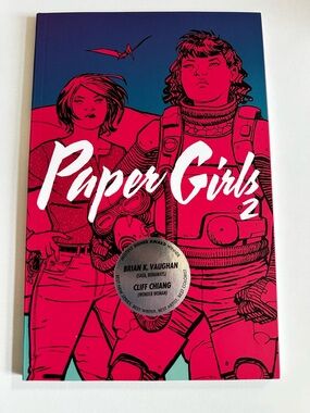 Paper Girls Vol. 2 Graphic Novel - Pink & Teal Cover